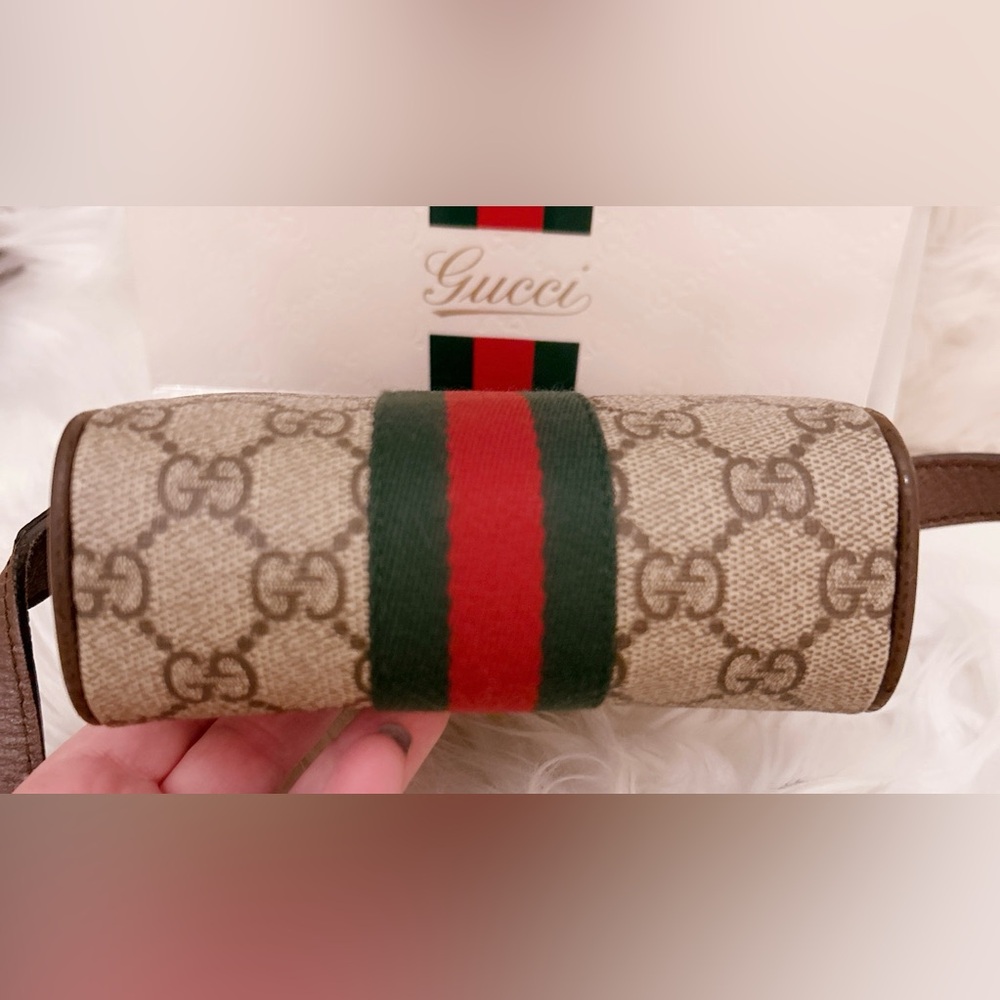 GUCCI GG Supreme GG Web Ophidia Crossbody Bag SOLD - Picture 10 of 14